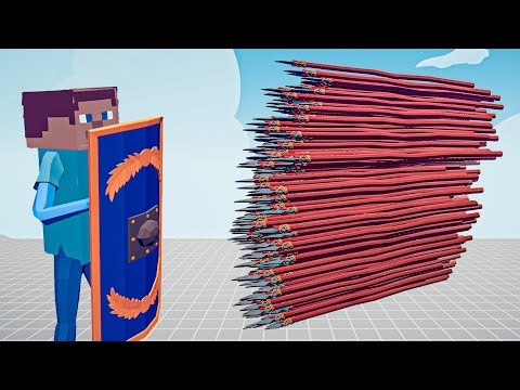 STEVE SHIELD vs EVERY GOD - Totally Accurate Battle Simulator TABS