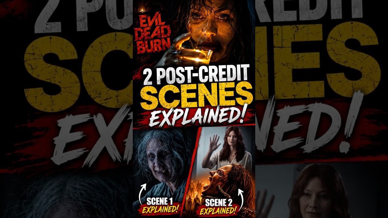 Evil Dead Burn’s 2 Post-Credit Scenes Explained! 😱 #shorts #movies