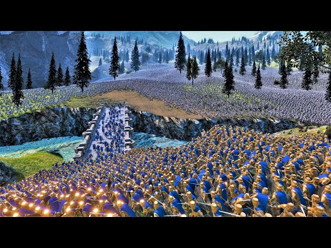 Massive Invasion Of 100.000 Orcs of the Misty Mountain | Castle Siege - UEBS | BATTLE SIMULATOR