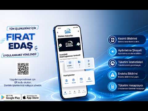 Fırat EDAŞ Mobil Uygulaması Yenilendi