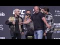 Alexander Volkanovski vs. Brian Ortega Trash Talk During Tense Staredown | UFC 266 | MMA Fighting