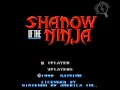 Intro NES Shadow Of The Ninja
