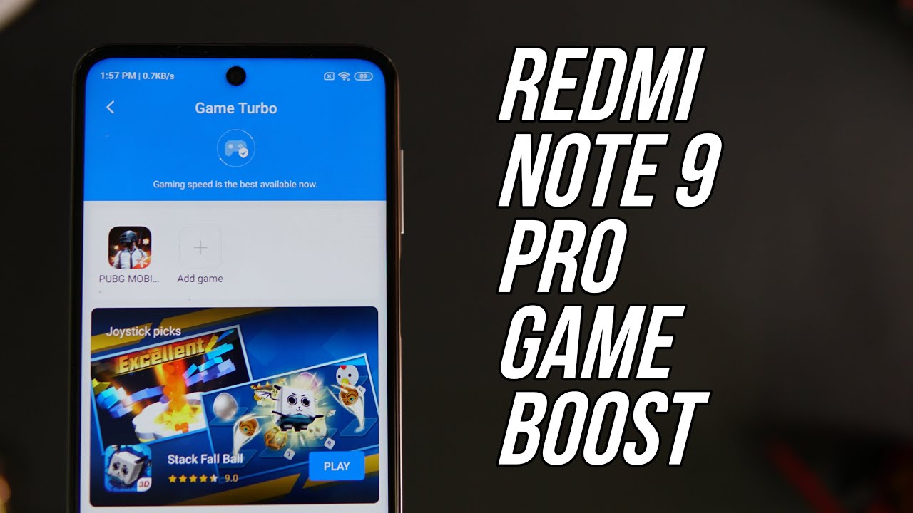 Redmi Note 9 Pro Game Boost, Game Recorder Options | Can you record Mic + Game audio together?