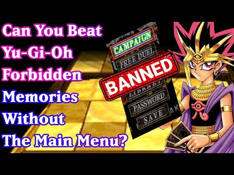 Can You Beat YuGiOh Forbidden Memories Without The Main Menu?