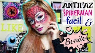 Tips para hacer  un Antifaz  del hombre araña (spiderman) Facil y muy RAPIDO