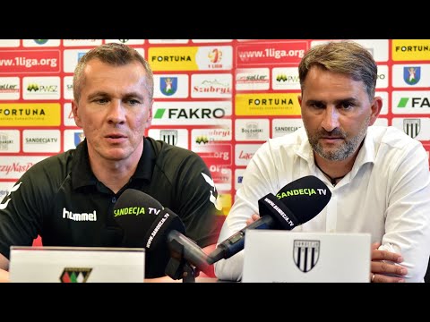 2020-06-30 Sandecja - Zagłębie Sosnowiec 1-1 (0-1), pomeczowa konferencja prasowa