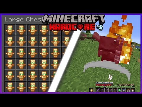Becoming OVERPOWERED in Minecraft Hardcore (#5)
