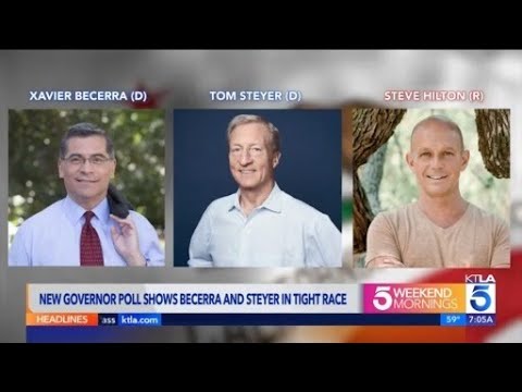 New poll shows California governor race down to 3 frontrunners