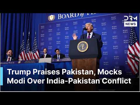 Trump Heaps Praise on Pakistan PM, Field Marshal, Mimics Indian PM Modi at Board of Peace | AC1G