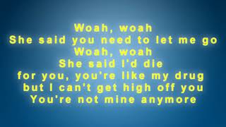 Let You Go (Lyrics) Machine Gun Kelly