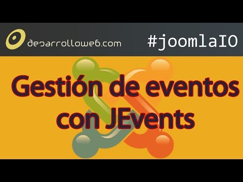 Gestión de eventos en Joomla con JEvents