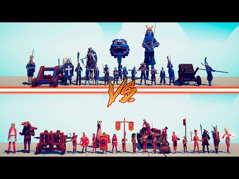 DYNASTY + MEDIEVAL vs LEGACY + ANCIENT | Part 1 - Totally Accurate Battle Simulator | TABS