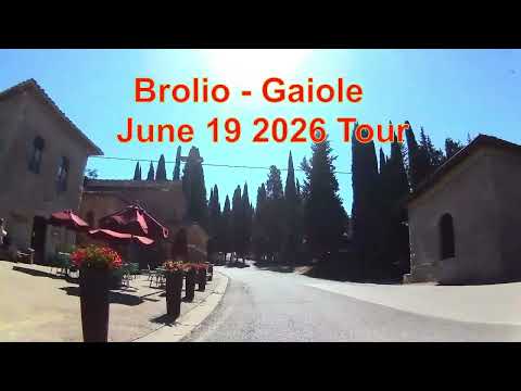 Brolio Gaiole June 19th 2026 Tour