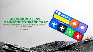 RELIFE RL-091A Aluminum Alloy Magnetic Storage Tray