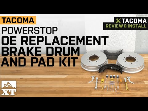 2005-2022 Tacoma PowerStop OE Replacement 6-Lug Brake Drum and Pad Kit Review & Install