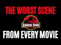 WORST SCENE In Every Jurassic Park Jurassic World Movie