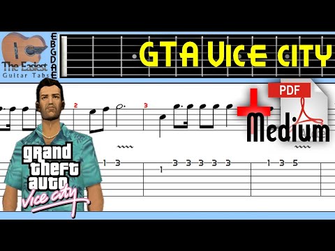 GTA Vice City Theme Guitar Tab