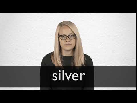 How to pronounce SILVER in British English