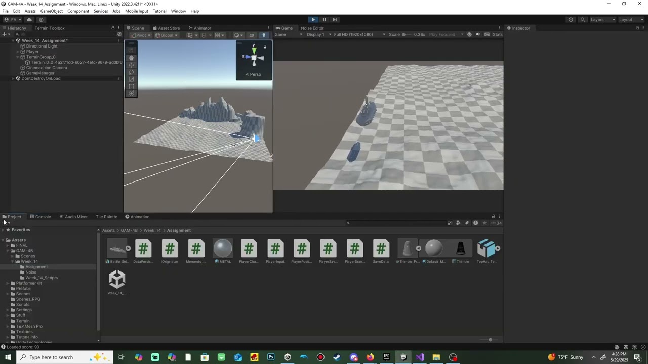 Week 14: Data Persistence