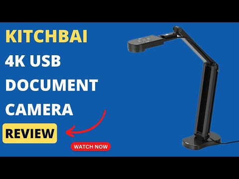 Kitchbai 4K USB Document Camera for Teacher: Visualize and Teach with Precision