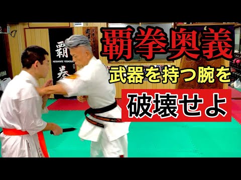 🔻【覇拳・肉体破壊⚠️】🔺覇拳奥義【覇隠れHAGAKURE】突如、武器化した覇拳と刃で相手の腕を破壊する！