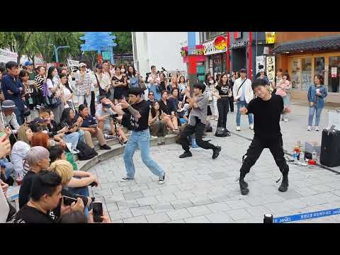 [STREET ARTIST] ONEOF. INTERACTIVE HONGDAE BUSKING. 230712.