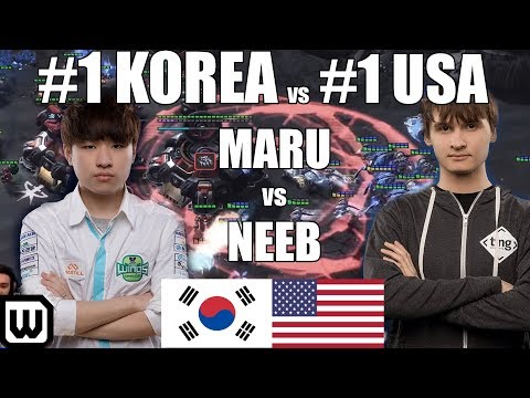 Starcraft 2 Clash of the Titans: NEEB (#1 USA) vs MARU (#1 KOREA)