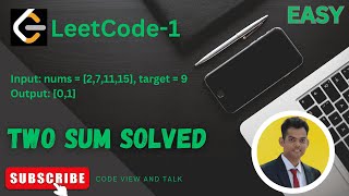Two Sum Problem Solution In Java | Leetcode Problem-1 | DSA | Interview | Optimized Solution
