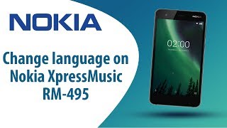 How to change language on Nokia XpressMusic RM-495?