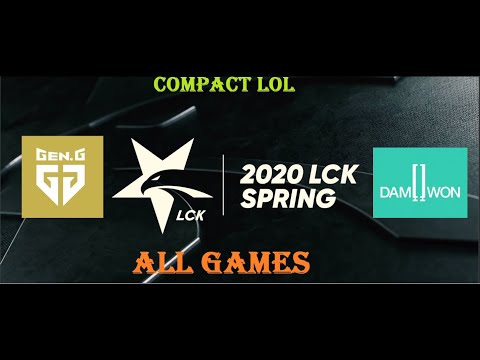 Highlight All Games GEN vs DWG | LCK Sping 2020 W6D2 | Gen.G vs Damwon Gaming