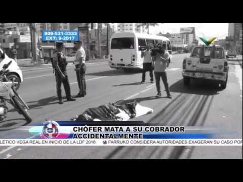 Chofer atrøpella a su cobrador accidentalmente - Tu pais al día