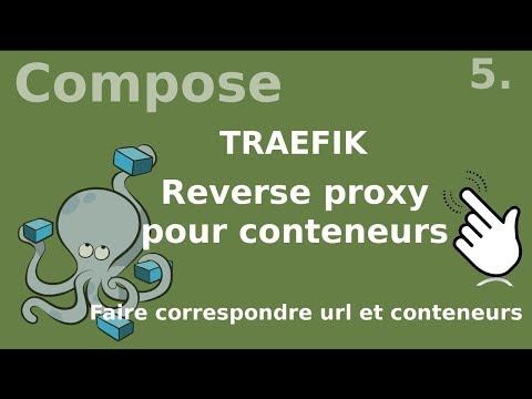 Docker compose 5 TRAEFIK le reverse proxy pour conteneurs | tutos fr