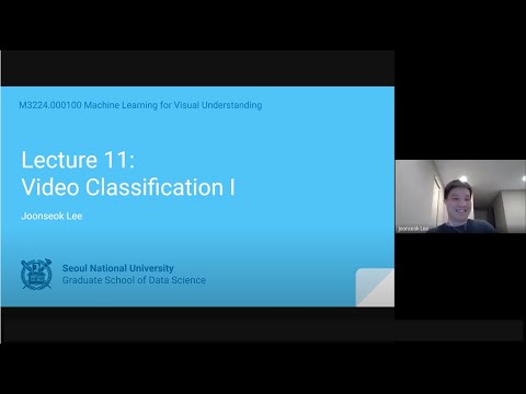 Lecture 11. Video Classification I
