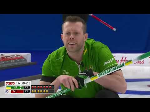Semifinal - 2020 Tim Hortons Brier - Gushue (NL) vs. Dunstone (SK)