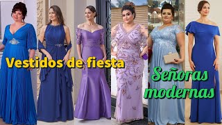 Vestidos de fiesta para SEÑORAS 2023 los más hermosos vestidos elegantes para mujeres maduras