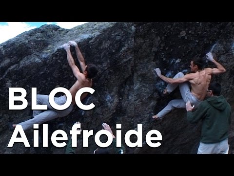 Show-business 7C+ escalade en bloc Ailefroide Ecrins Pelvoux sport de montagne