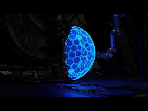 Hexagonal Sci-Fi Shield Effect Animation in Blender