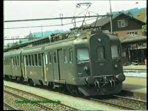 SBB BDe 4/4 in Sissach, 1992