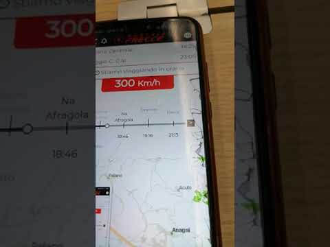 300 kmh per il frecciarossa 9639 Milano-Reggio Calabria