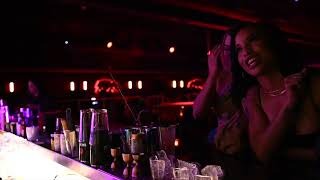 Peppermint Hippo Bartender pouring up our lovely ladies drinks and serving laughter all night long!