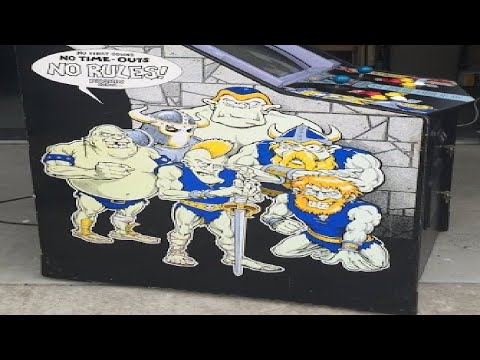 PIGSKIN 621 A.D ARCADE. VS ALL TROLLS! TROLL BOWL! MIDWAY 1990, the day arcade games touched the sky