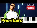 Maes - Prioritaire - Piano Cover Tutorial Instrumental