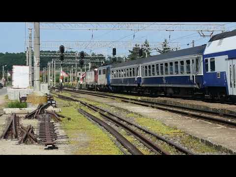 Plecare tren R-4110 cu super mecanic din statia Beclean pe Somes