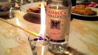 Flaming Sambuca Shot