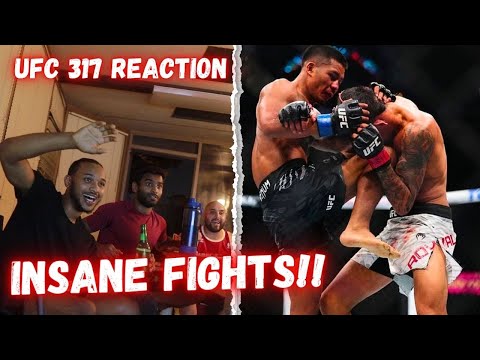 FULL UFC 317 REACTION: JOSHUA VAN, ILIA TOPURIA, & PANTOJA STEAL THE SHOW!! | Hilarious MMA Reaction