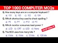 Top 1000 Computer Fundamental MCQ एक ही वीडियो में For All Competitive Exa