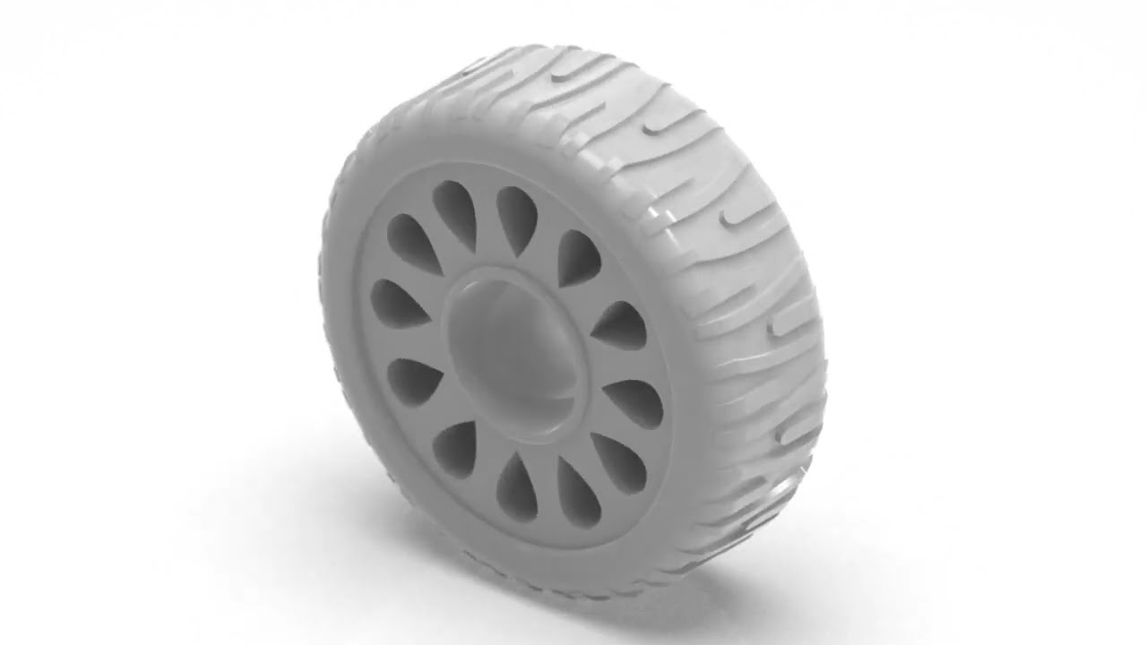 多目的ホイール 3Dプリントモデル