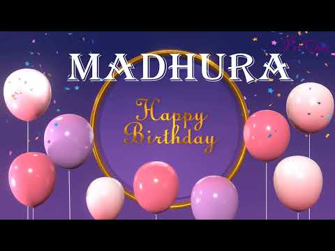 Madhura Birthday Song | Birthday Song Madhura| Happy Birthday Madhura | @birthdaysongwithnames
