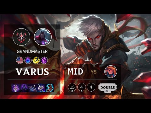 Varus Mid vs Zoe - NA Grandmaster Patch 10.13