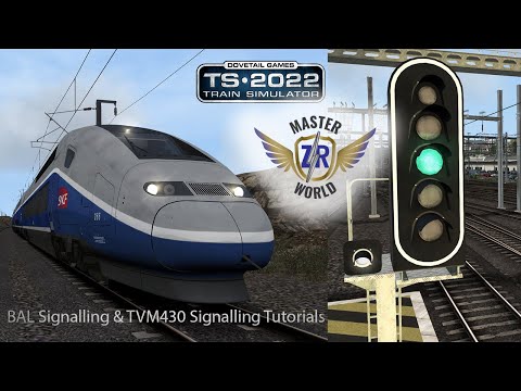 BAL Signalling & TVM430 Signalling Tutorials - Marseille - Avignon - TGV Duplex - TS 2022